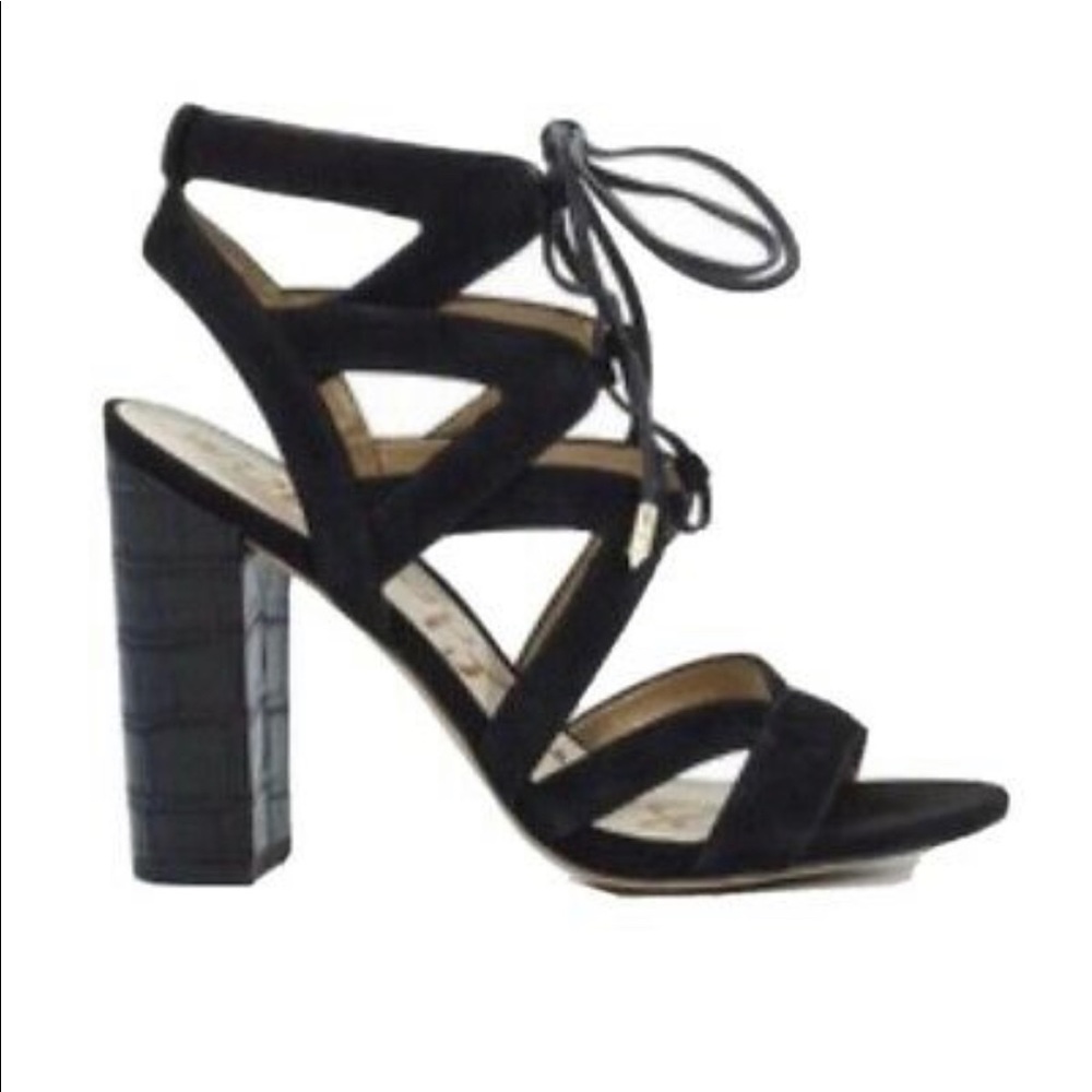BRAND NEW Sam Edelman Yardley Lace-up Sandals - Block Heel